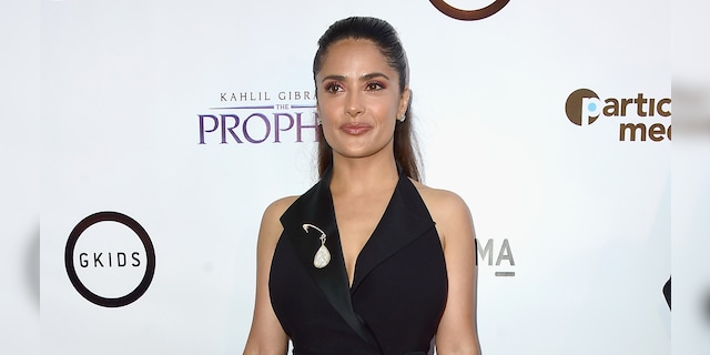 Salma Hayek thought about what she is grateful for on Tuesday, just days before the new year.